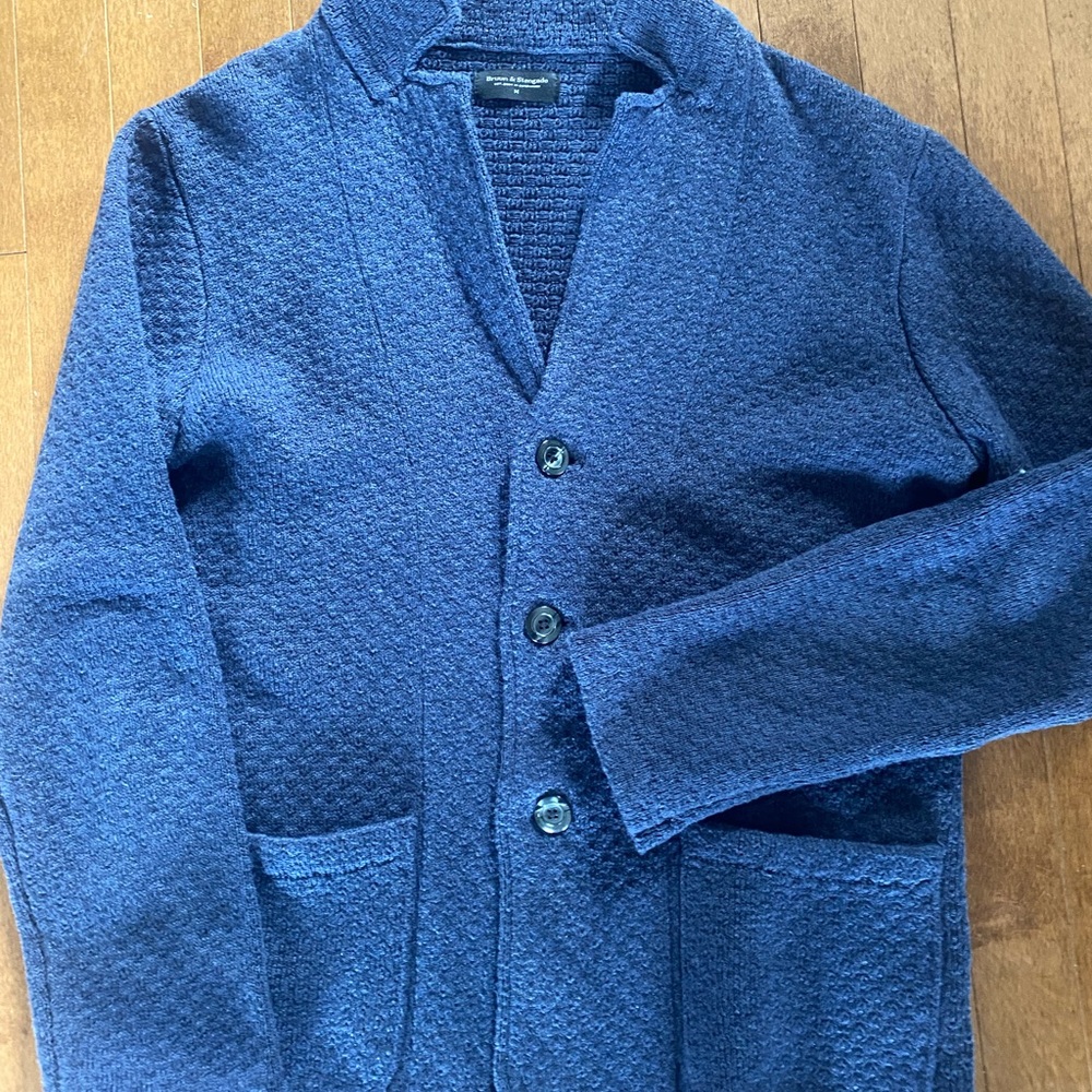 Elegant Blue Women's Cardigan